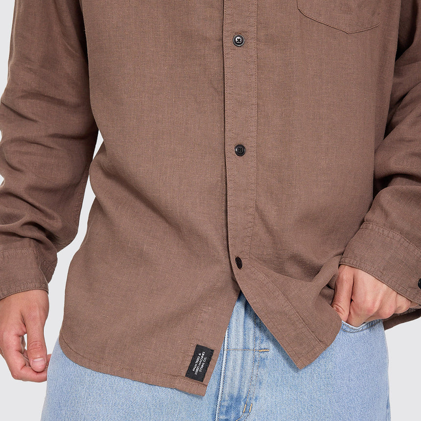 THRILLS Hemp Thrills Oversize Long Sleeve Shirt - Falcon