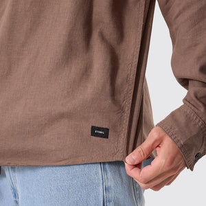 THRILLS Hemp Thrills Oversize Long Sleeve Shirt - Falcon