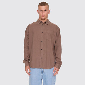 THRILLS Hemp Thrills Oversize Long Sleeve Shirt - Falcon