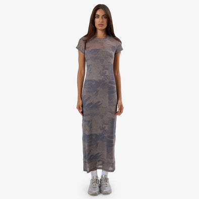 THRILLS In Formation Mesh Dress - Graphite