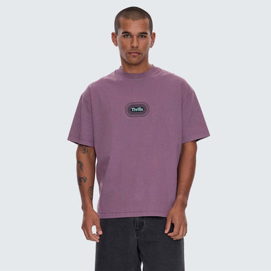THRILLS It's In The Cards Box Fit Oversize Tee - Vintage Mauve