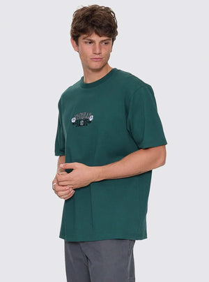 THRILLS Locked In Oversize Fit Tee - Varsity Green