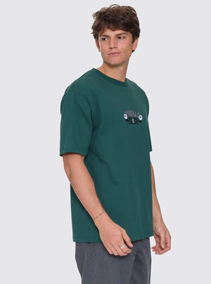 THRILLS Locked In Oversize Fit Tee - Varsity Green