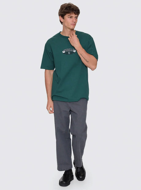 THRILLS Locked In Oversize Fit Tee - Varsity Green
