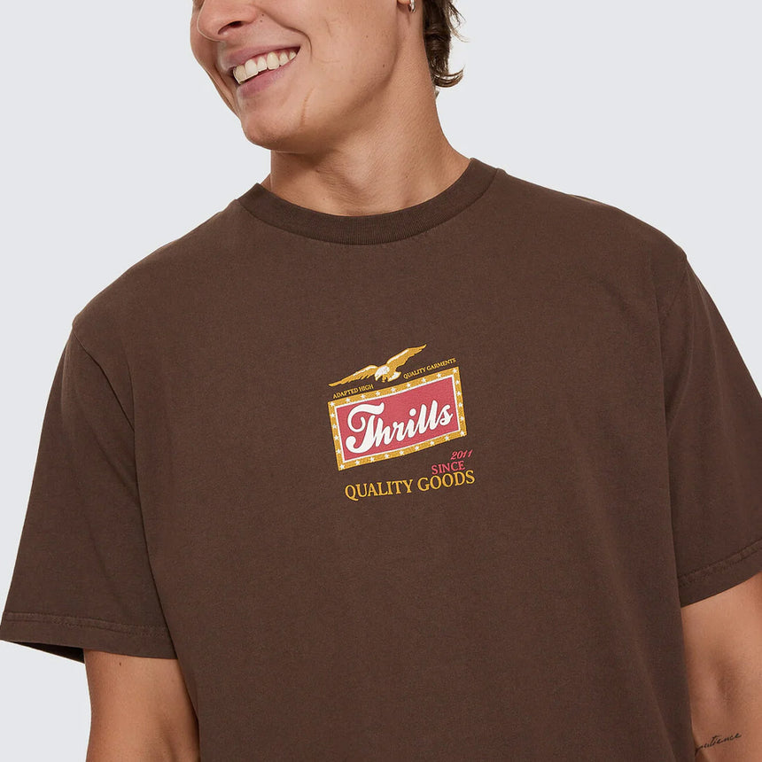 THRILLS Make Em Tough Merch Tee - Postal Brown