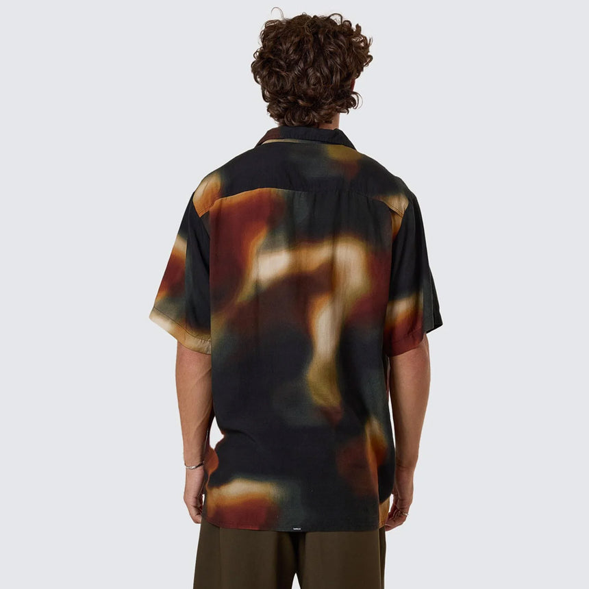 THRILLS Metamorphic Daze Bowling Shirt - Black