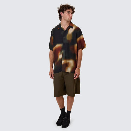 THRILLS Metamorphic Daze Bowling Shirt - Black