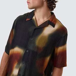 THRILLS Metamorphic Daze Bowling Shirt - Black