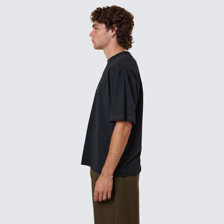 THRILLS Metamorphic Daze Box Fit Oversize Short Tee - Washed Black