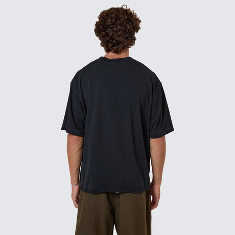 THRILLS Metamorphic Daze Box Fit Oversize Short Tee - Washed Black