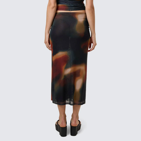 THRILLS Metamorphic Daze Slip Skirt - Black