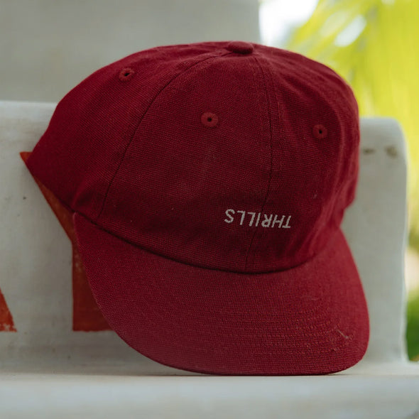 THRILLS Minimal Thrills 6 Panel Cap - Cabernet