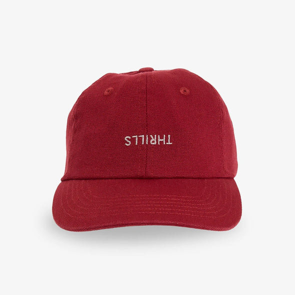 THRILLS Minimal Thrills 6 Panel Cap - Cabernet