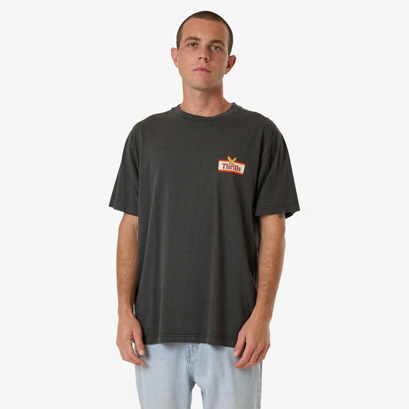 THRILLS Never Stop Merch Fit Tee - Merch Black