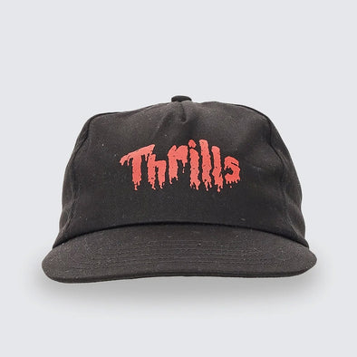 THRILLS Once Bitten Twice Shy 5 Panel Cap - Black