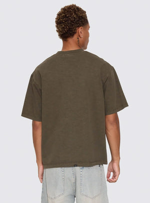 THRILLS Paradise Built Oversize Box Crop Tee - Olive Night
