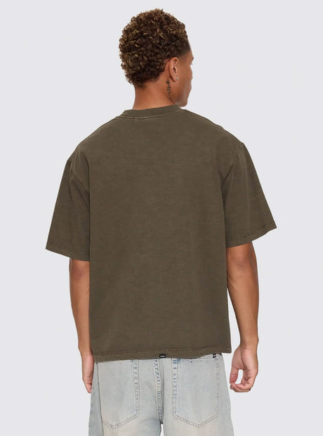 THRILLS Paradise Built Oversize Box Crop Tee - Olive Night
