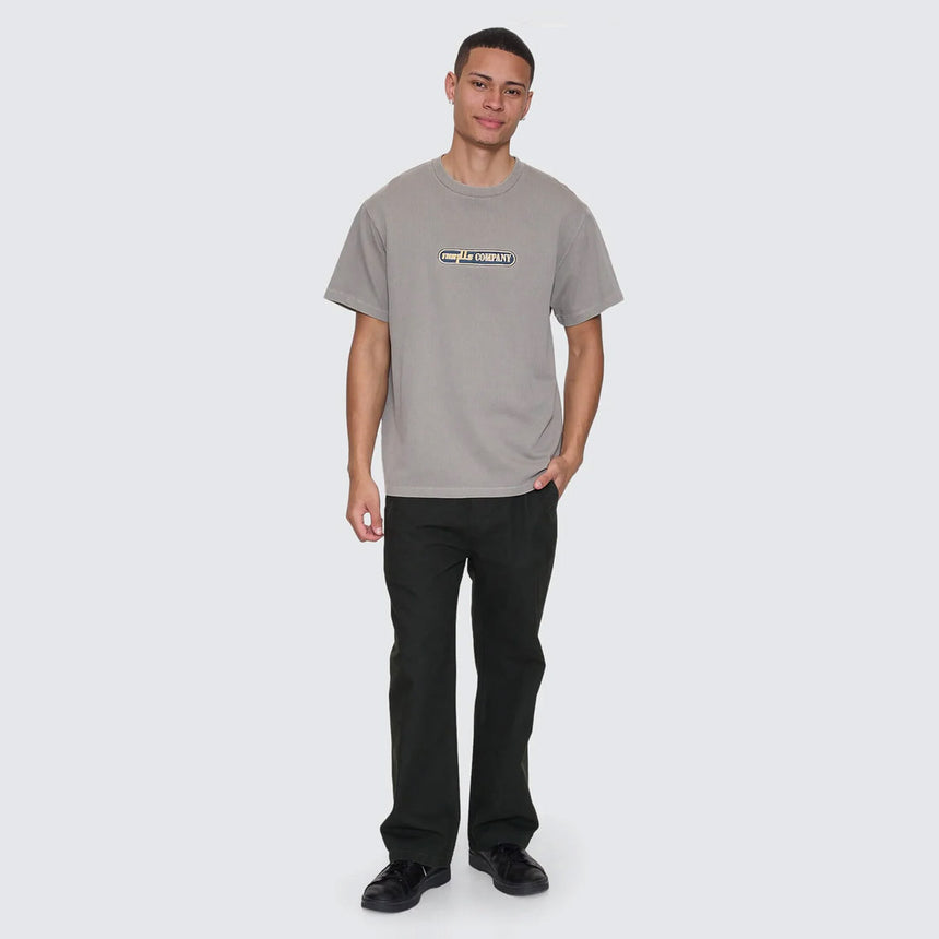 THRILLS Paradise Falling Embroidered Merch Fit Tee - Fog