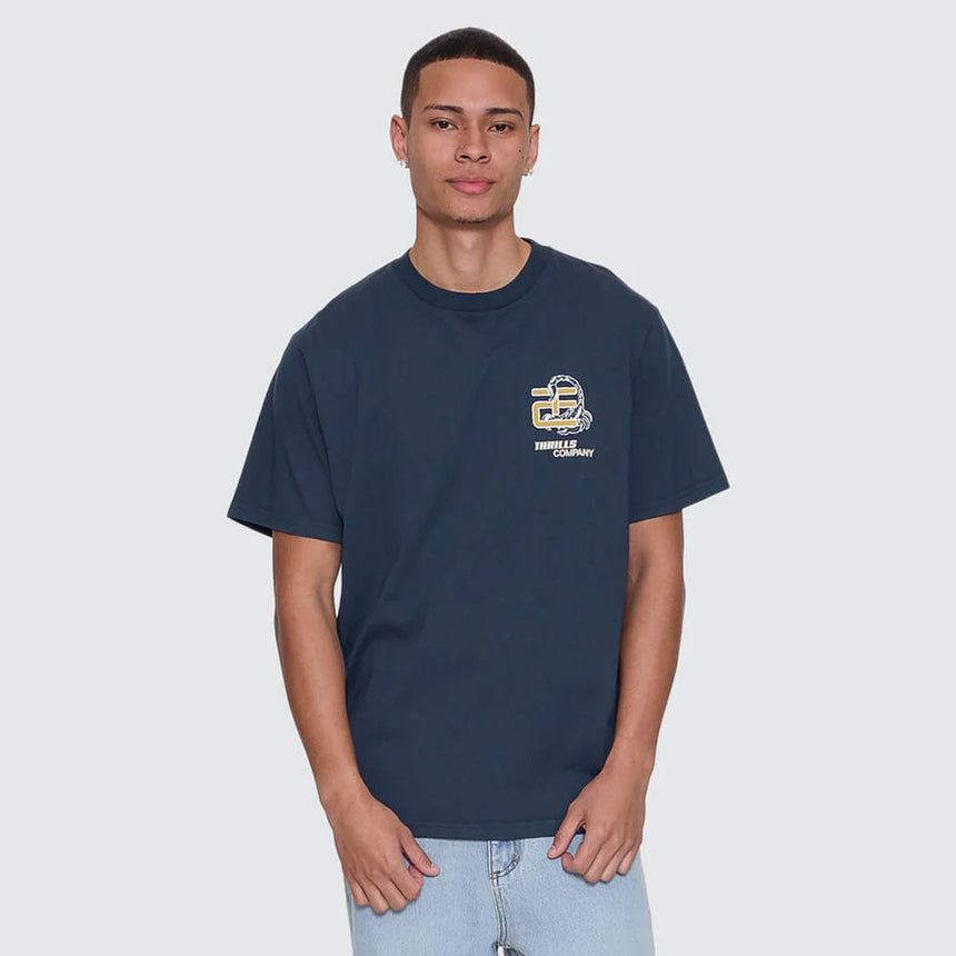 THRILLS Paradise Falling Merch Fit Tee - Federal Blue