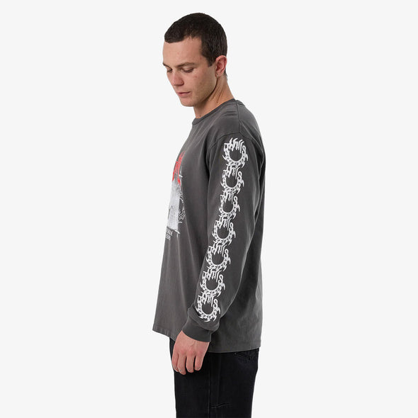 THRILLS Peaceful Chaos Oversize Fit Long Sleeve - Merch Black