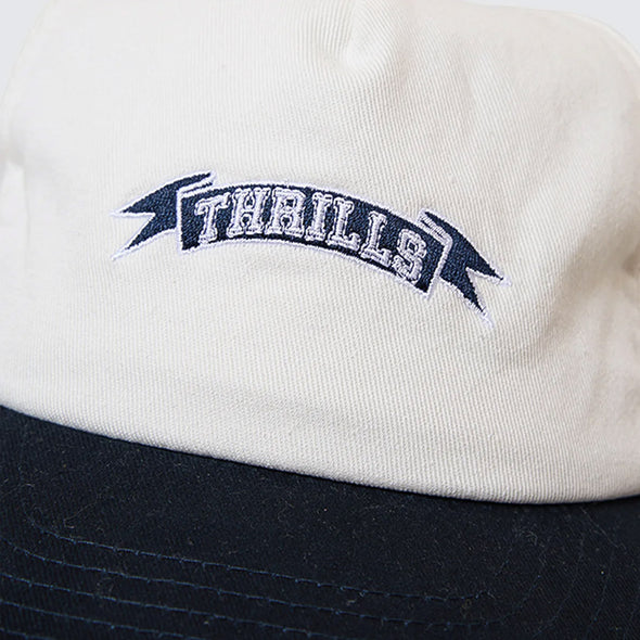 THRILLS Penant 5 Panel Cap - Heritage White/Classic Blue