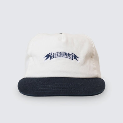 THRILLS Penant 5 Panel Cap - Heritage White/Classic Blue