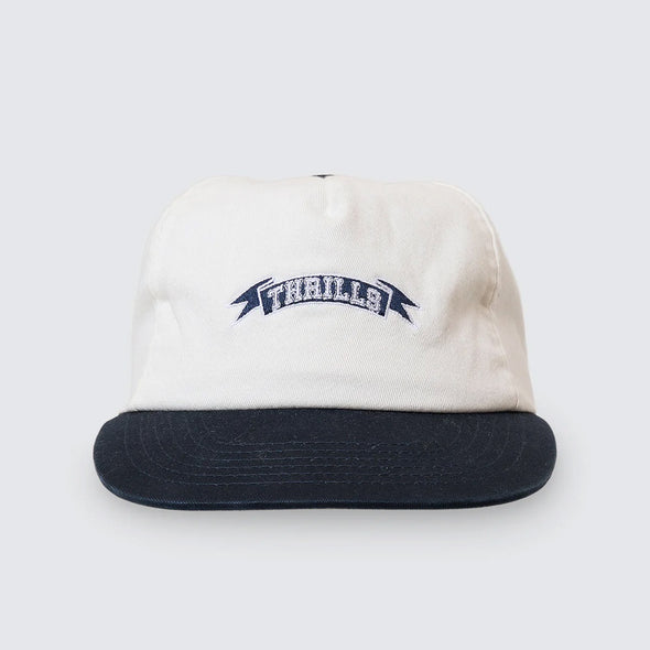 THRILLS Penant 5 Panel Cap - Heritage White/Classic Blue
