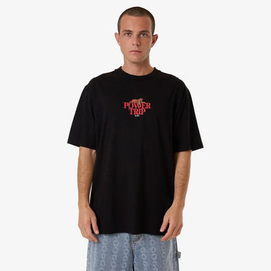 THRILLS Power Trip Oversize Fit Tee - Black