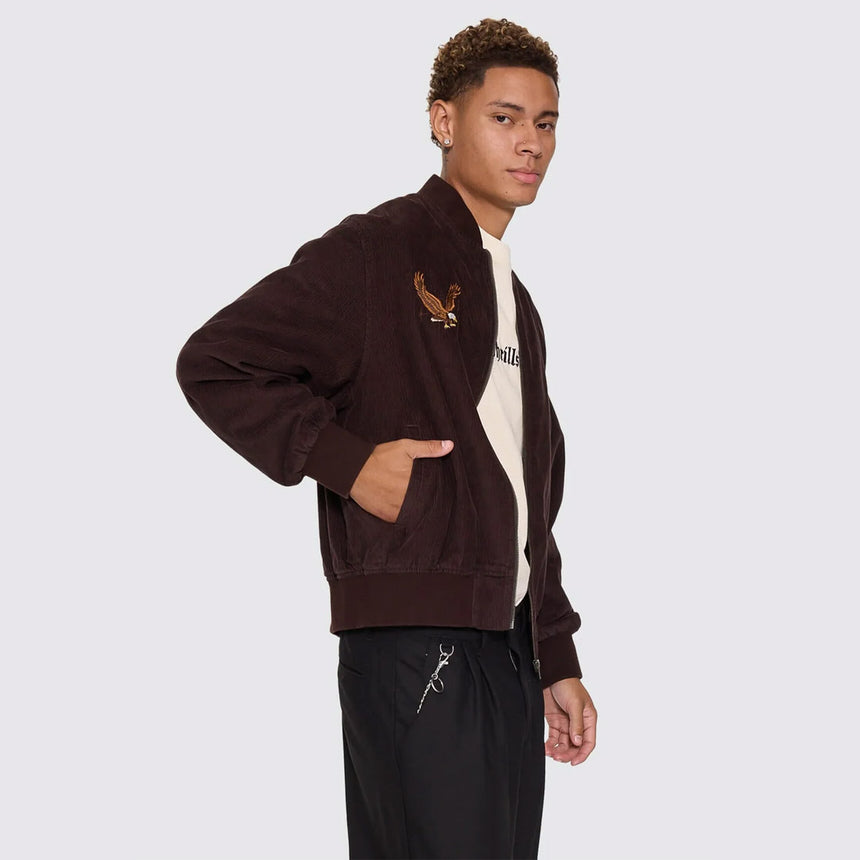 THRILLS Seen & Heard Bomber - Postal Brown