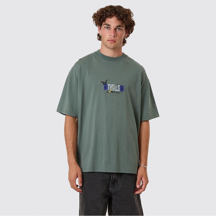 THRILLS Serenity Affinity Box Fit Oversize Tee - Sea Pine