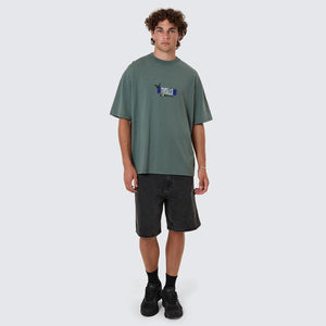 THRILLS Serenity Affinity Box Fit Oversize Tee - Sea Pine