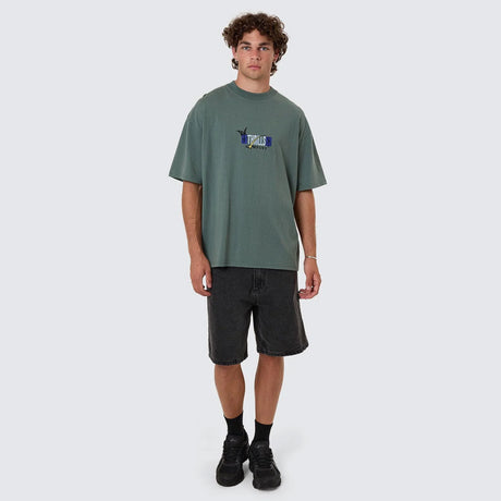 THRILLS Serenity Affinity Box Fit Oversize Tee - Sea Pine