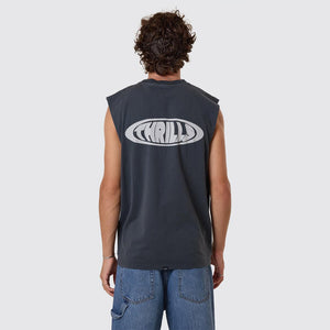 THRILLS Shadowless Merch Fit Muscle Tee - Ebony