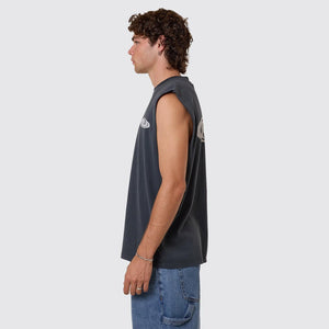 THRILLS Shadowless Merch Fit Muscle Tee - Ebony