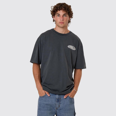 THRILLS Shadowless Oversize Fit Tee - Ebony