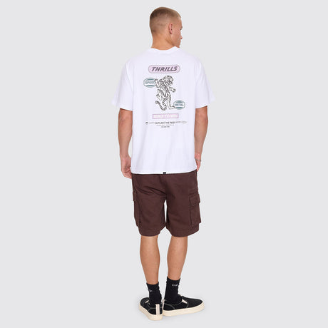 THRILLS Slacker Union Cargo Short - Postal Brown