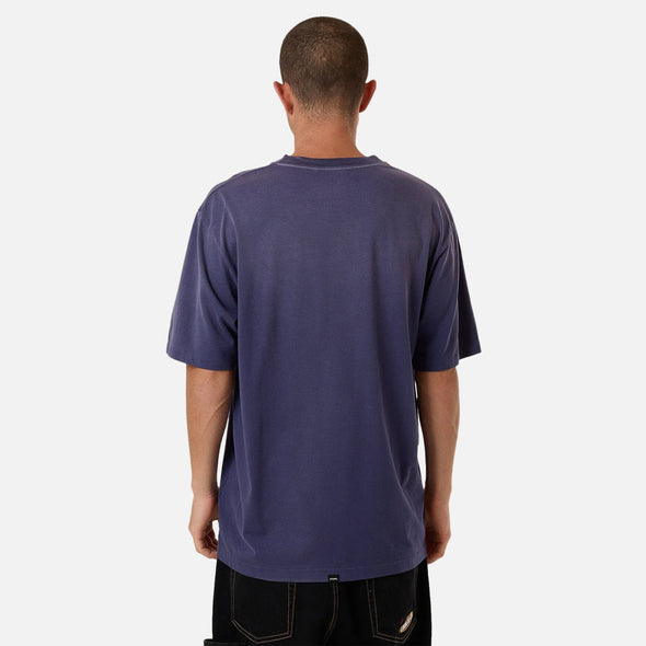 THRILLS Society Oversize Fit Tee - Crown Blue Fade