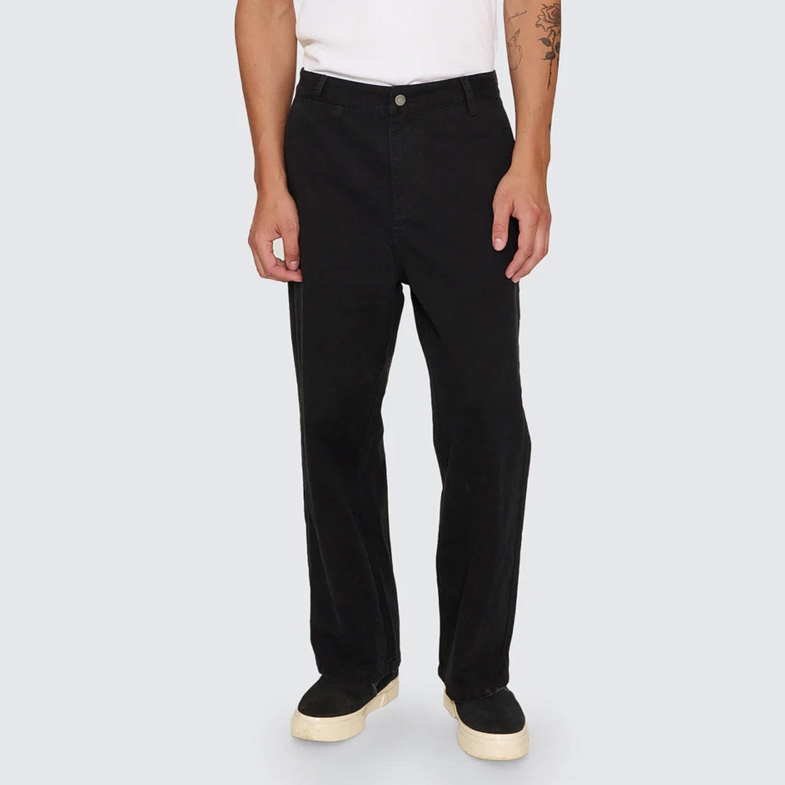 THRILLS Stagger Big Slacker Cropped Pant - Black
