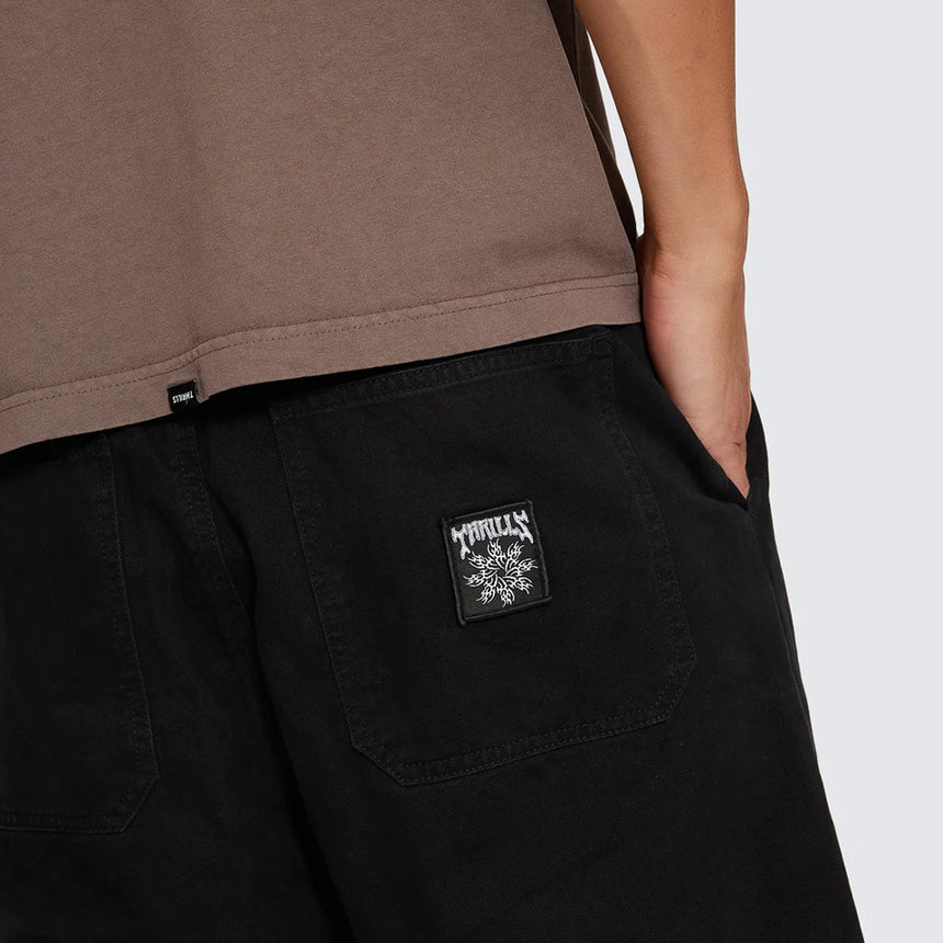THRILLS Stagger Big Slacker Cropped Pant - Black