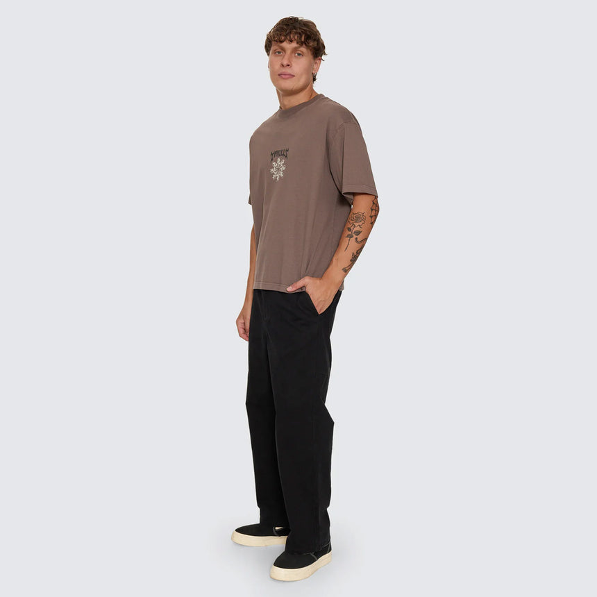 THRILLS Stagger Big Slacker Cropped Pant - Black