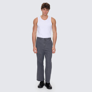 THRILLS Stagger Big Slacker Cropped Pant - Dark Charcoal