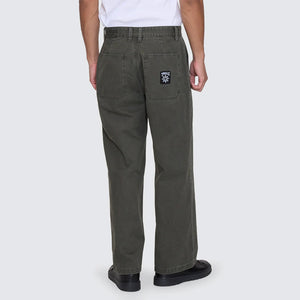 THRILLS Stagger Big Slacker Cropped Pant - Oil Green