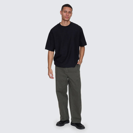 THRILLS Stagger Big Slacker Cropped Pant - Oil Green