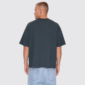 THRILLS Stagger Oversize Box Crop Tee - Petrol