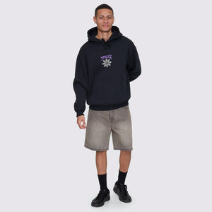 THRILLS Stagger Slouch Pull On Cropped Hood - Petrol