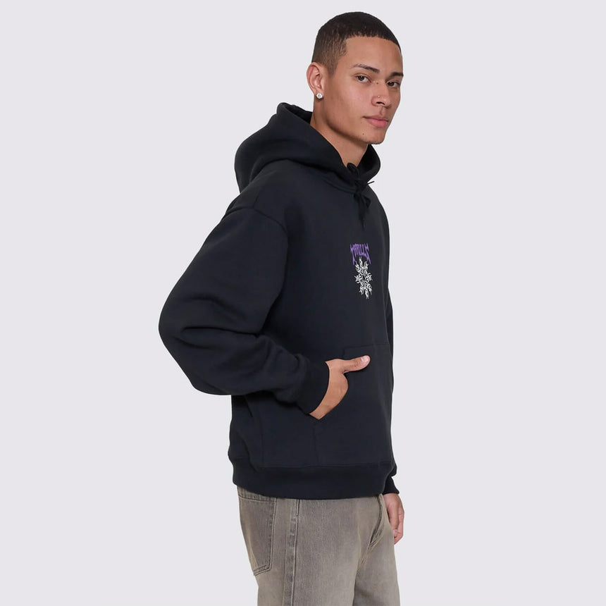 THRILLS Stagger Slouch Pull On Cropped Hood - Petrol
