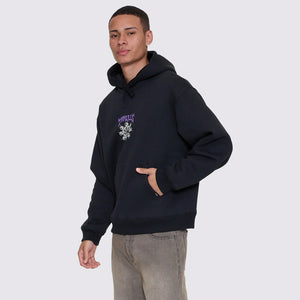 THRILLS Stagger Slouch Pull On Cropped Hood - Petrol
