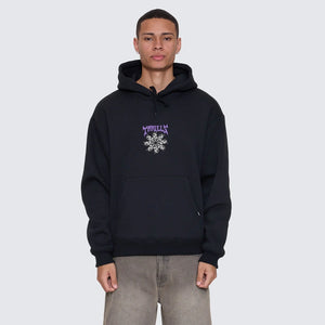 THRILLS Stagger Slouch Pull On Cropped Hood - Washed Black