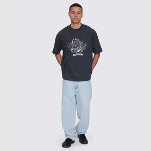 THRILLS Sting Of Defeat Baggy Fit Oversize Tee - Carbon