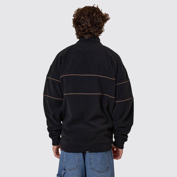THRILLS Superior Thrills Quarter Zip Fleece - Black